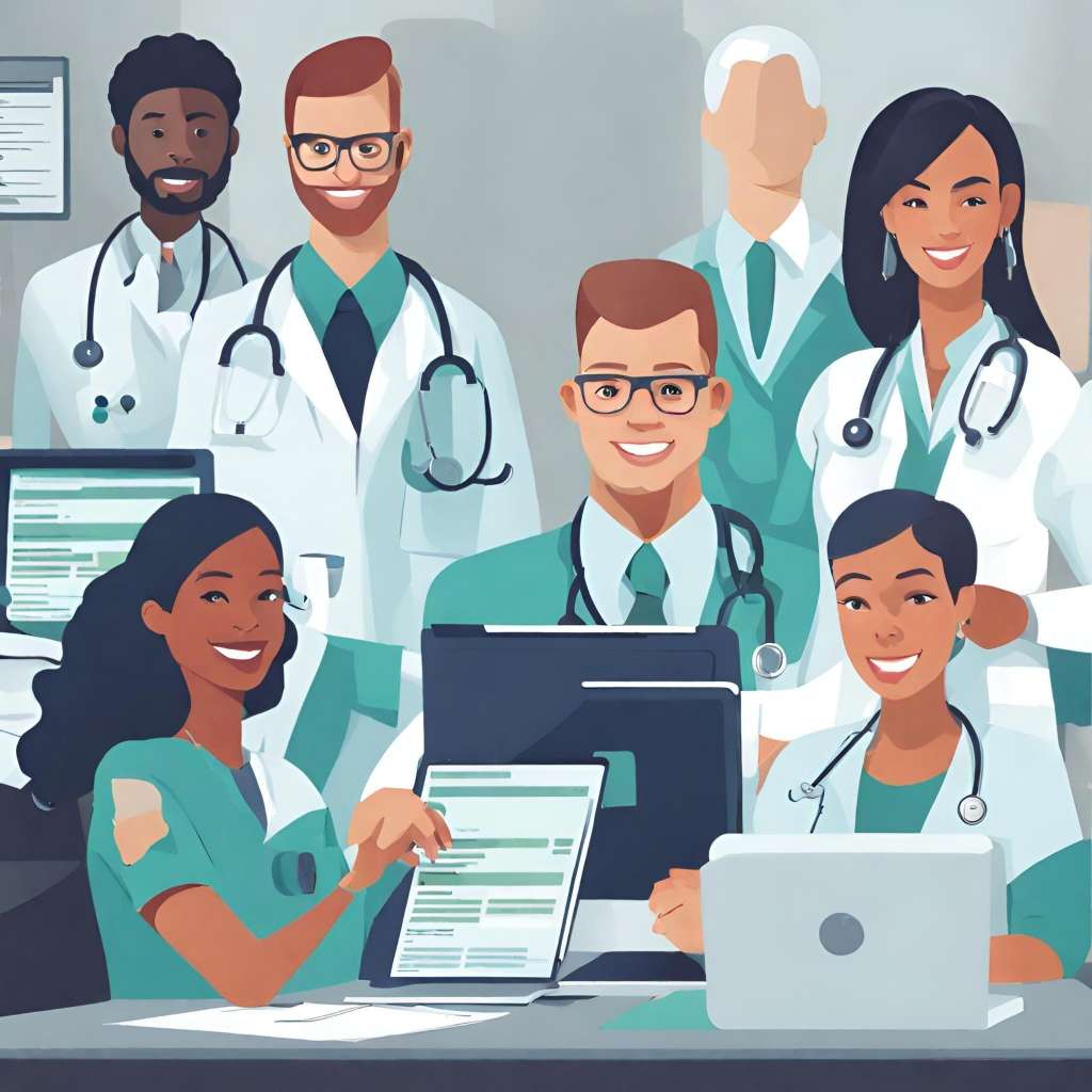 Diverse Team of Medical Billing and Coding Professionals Diverse Team of Medical Billing and Coding Professionals