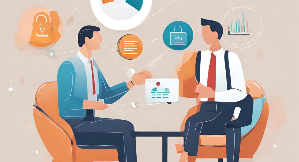 "Visual of satisfied customers and loyal clients, symbolizing the trust cultivated by a company's adherence to compliance and CSR principles."