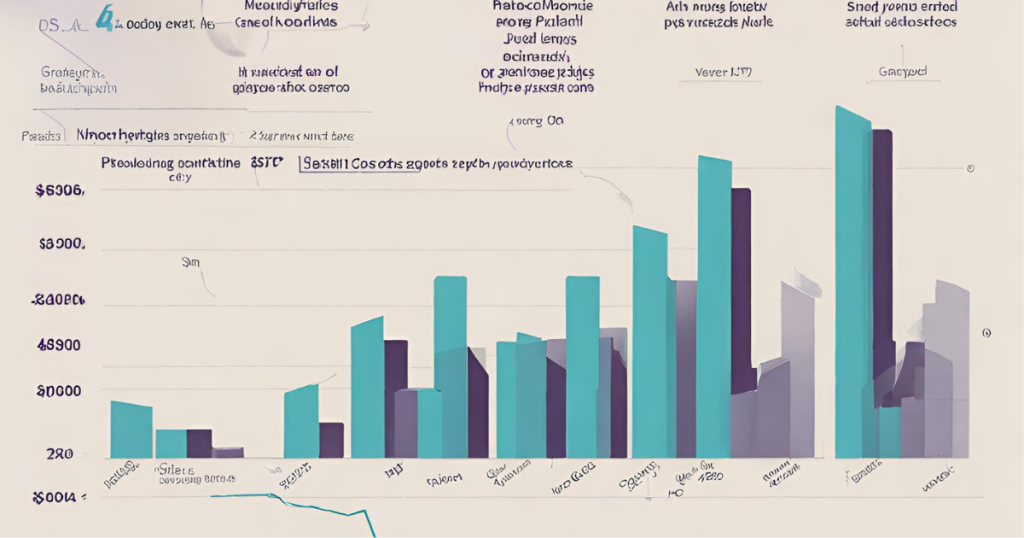 Graph depicting the increase in costs