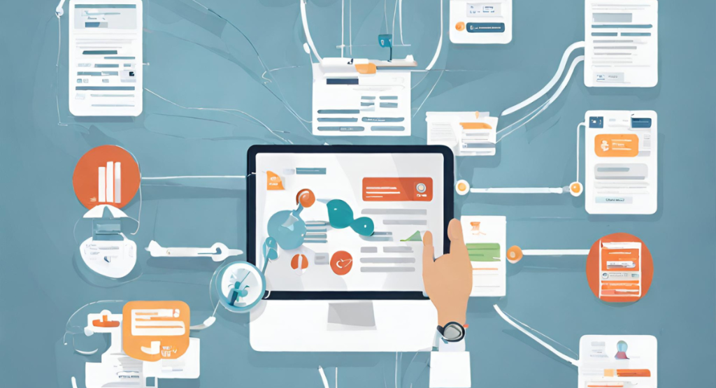 "Payment Flow in Medical Billing - Illustrated Steps" "Visual diagram illustrating the step-by-step flow of payments in medical billing, from submission to posting."