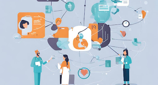 ("Image showing a broken or disconnected communication link, highlighting challenges in effective communication between medical billing and CDI teams.")