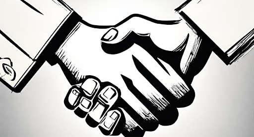 ("Image of a strong handshake or partnership symbol, representing positive and collaborative relationships.")