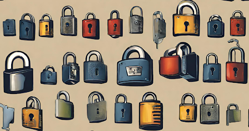 (Padlock symbolizing data security and compliance with legal requirements.)