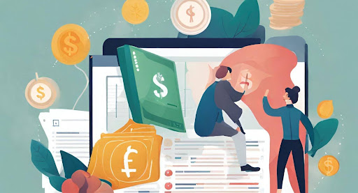 ("Visual representation of financial planning elements within supplemental health insurance, including budgeting and wise fund allocation.")