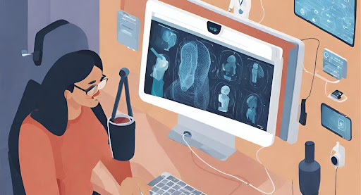 (Illustrating the digital divide, showcasing individuals lacking access to necessary technology for telemedicine.")