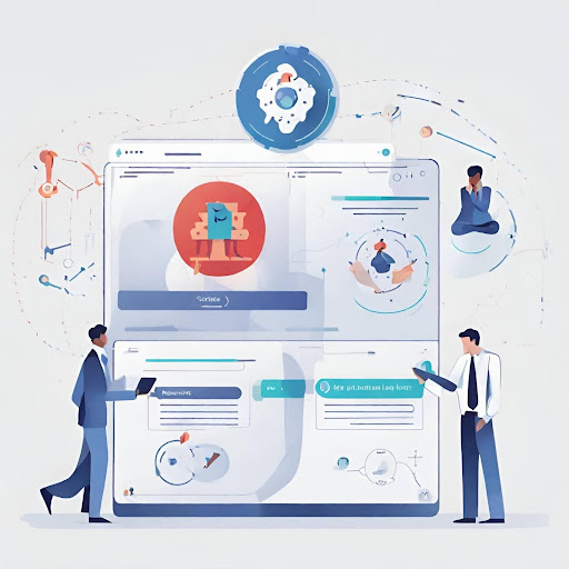 ("Illustration depicting machine learning algorithms used in medical billing fraud detection.")