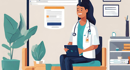 ("Convenience of Patient Payment Portals: Making Payments Anytime, Anywhere") ("Patient making a payment on their smartphone using a patient payment portal, highlighting convenience.")