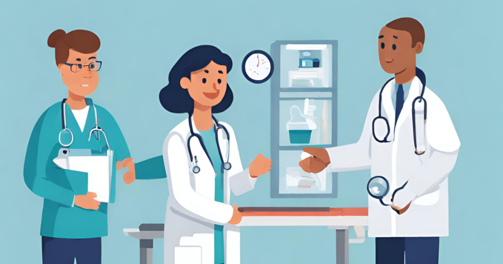 Professional Healthcare Check-ups and Screenings for Managing Conditions Professional images depicting healthcare professionals conducting routine check-ups and screenings,