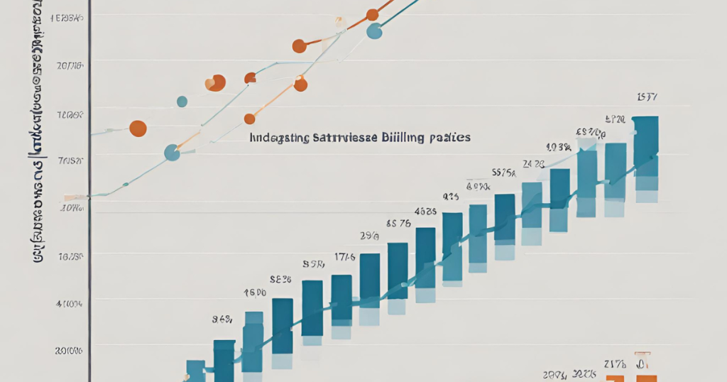 Visual representation of a satisfaction chart with positive trends, indicating the correlation between efficient medical billing practices and increased provider satisfaction