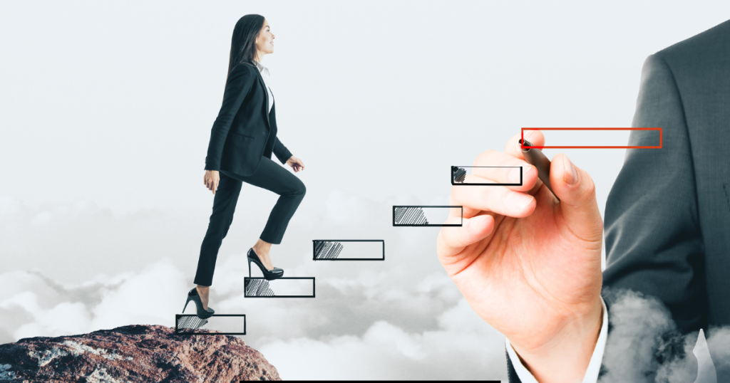 "Illustration of a bridge representing credentialing, connecting individuals to their desired career paths or opportunities."