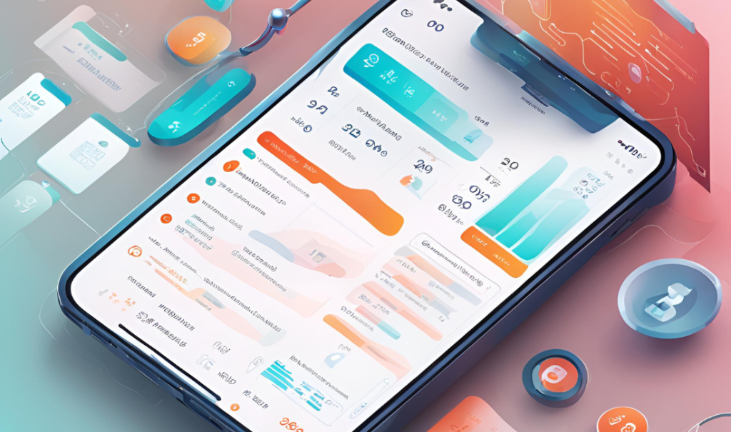 medical billing interface with clear sections