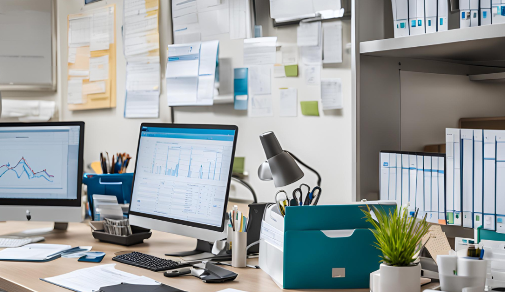 Medical billing professionals analyzing denied claims on a computer screen