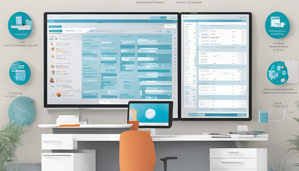 "Centralized billing system dashboard with unified claim tracking for multiple providers.